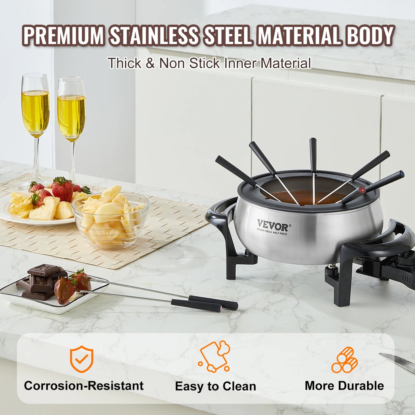 3Qt Electric Chocolate cascade Melting Pot