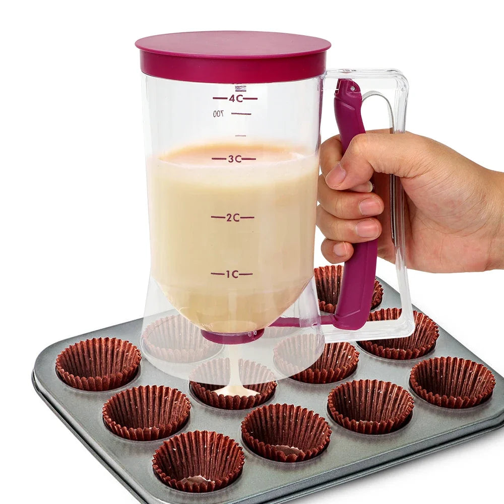 Batter Dispenser For Cupcakes Cookie Cake Muffins Measuring Cup