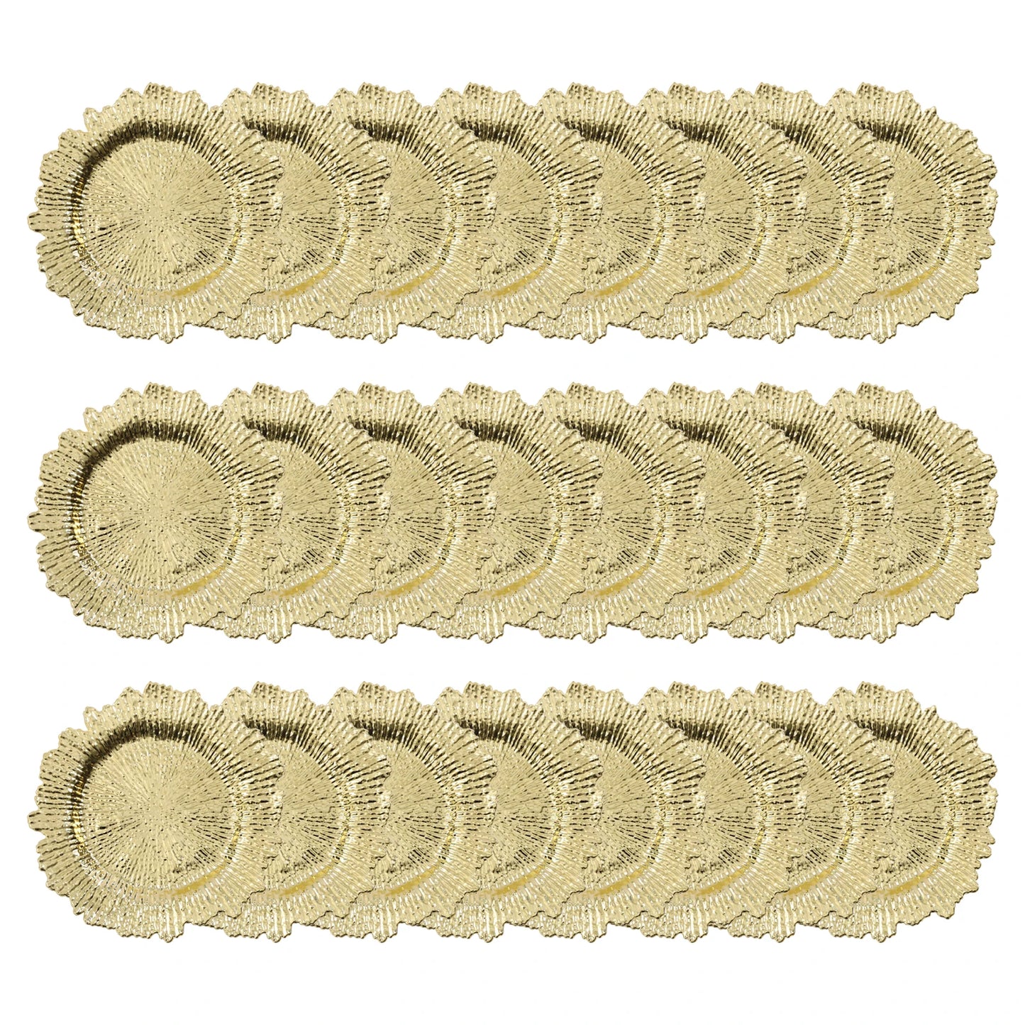 24Pcs Charger Plates