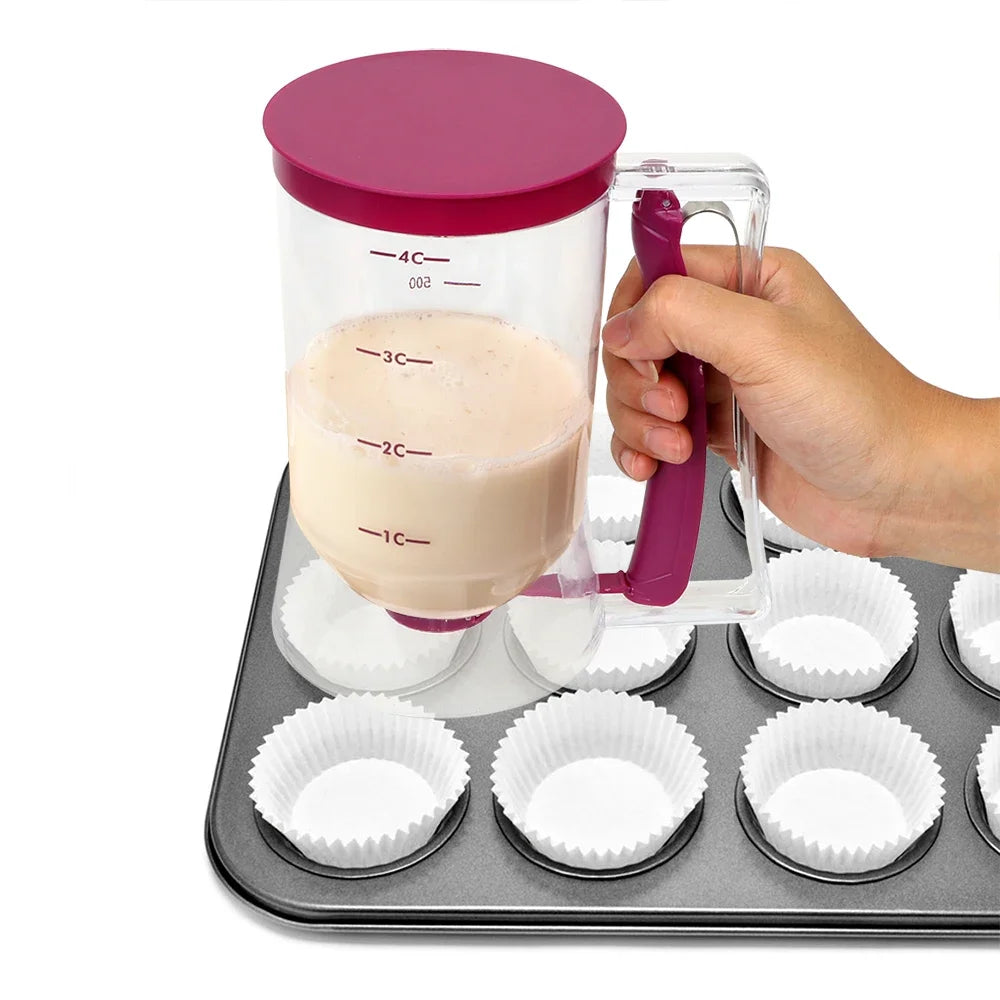 Batter Dispenser For Cupcakes Cookie Cake Muffins Measuring Cup