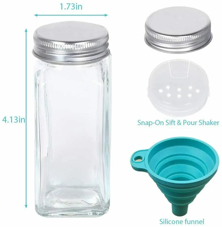 24 household kitchen seasoning bottles