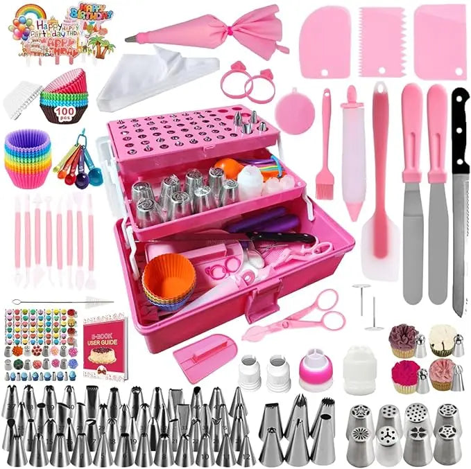 359PCs Cake Decorating Baking Supplies Kit,