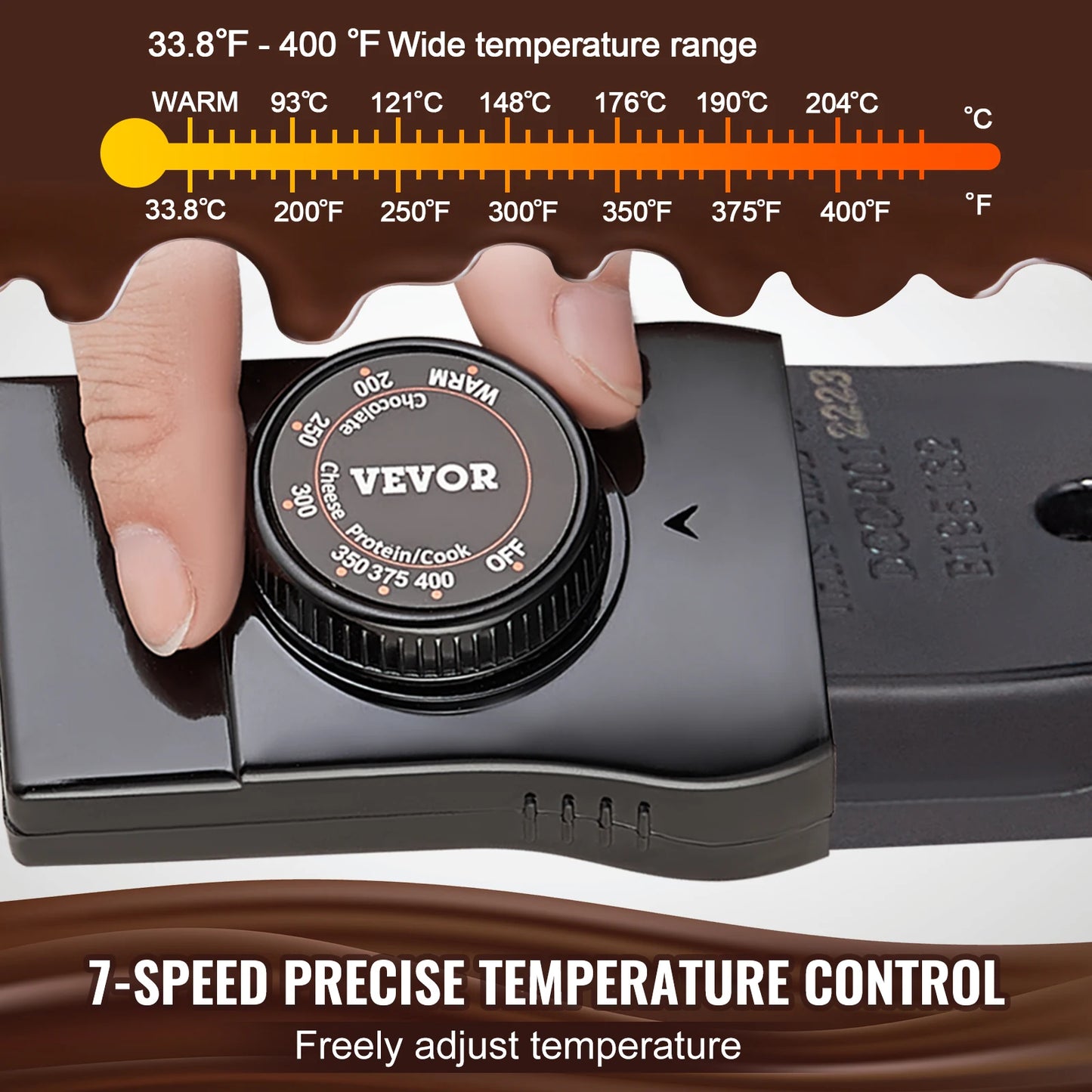 3Qt Electric Chocolate cascade Melting Pot