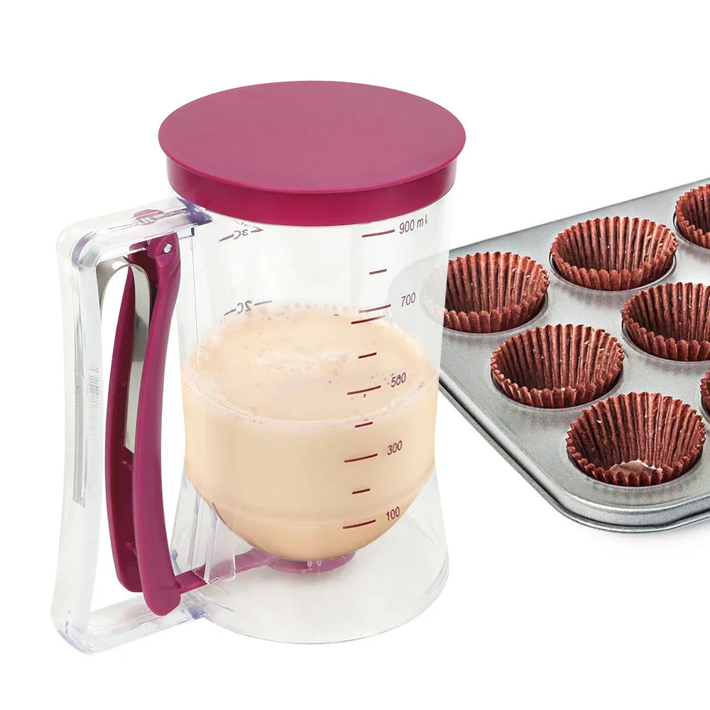 Batter Dispenser For Cupcakes Cookie Cake Muffins Measuring Cup