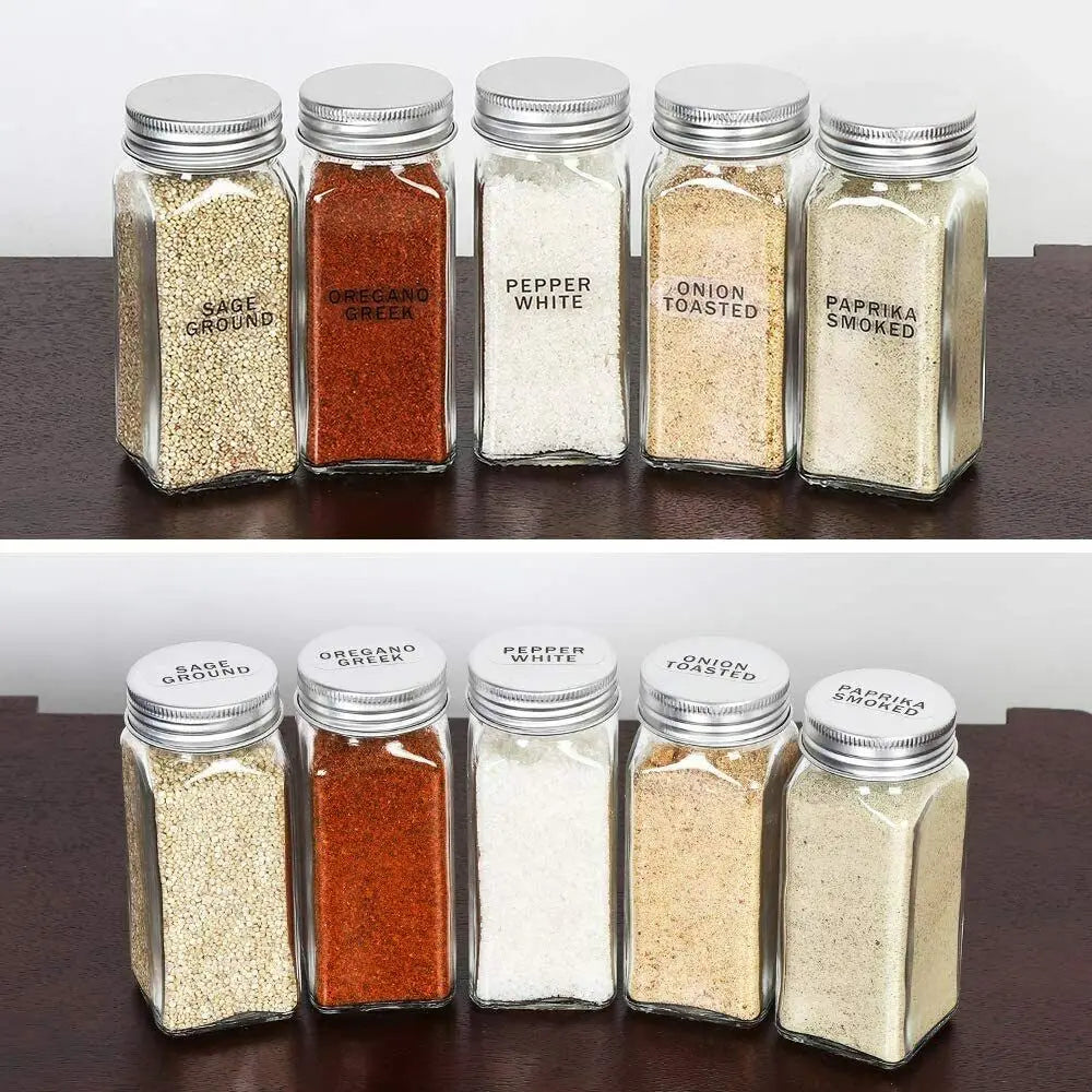 24 household kitchen seasoning bottles