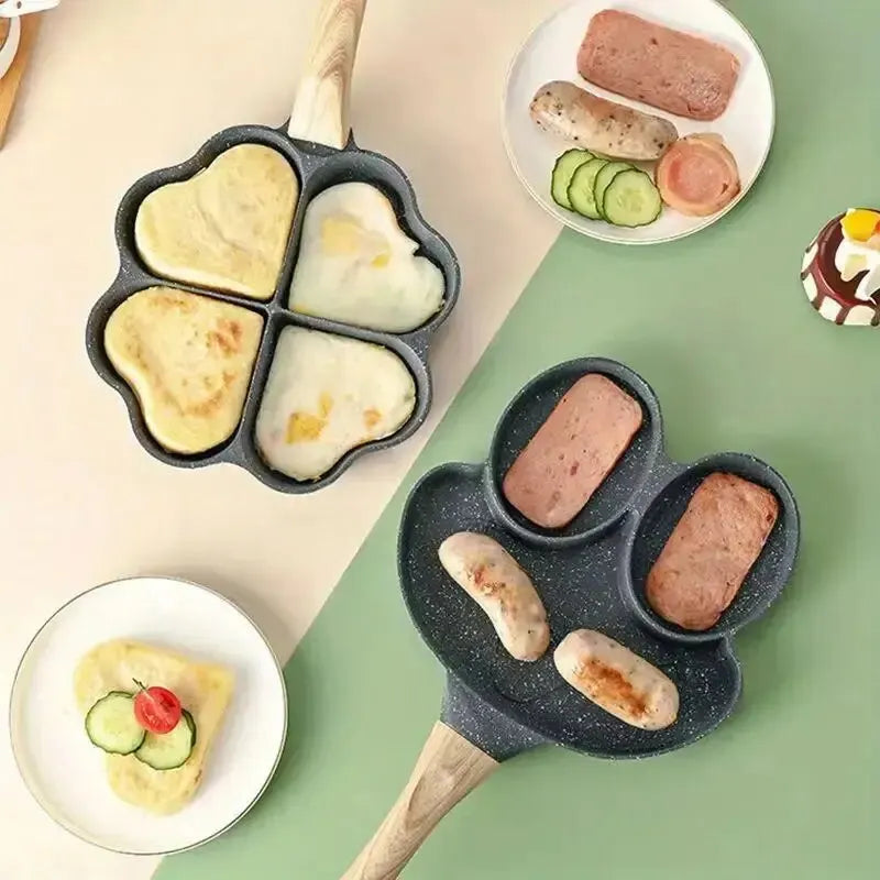1PC Home Creative Porous Frying Pan