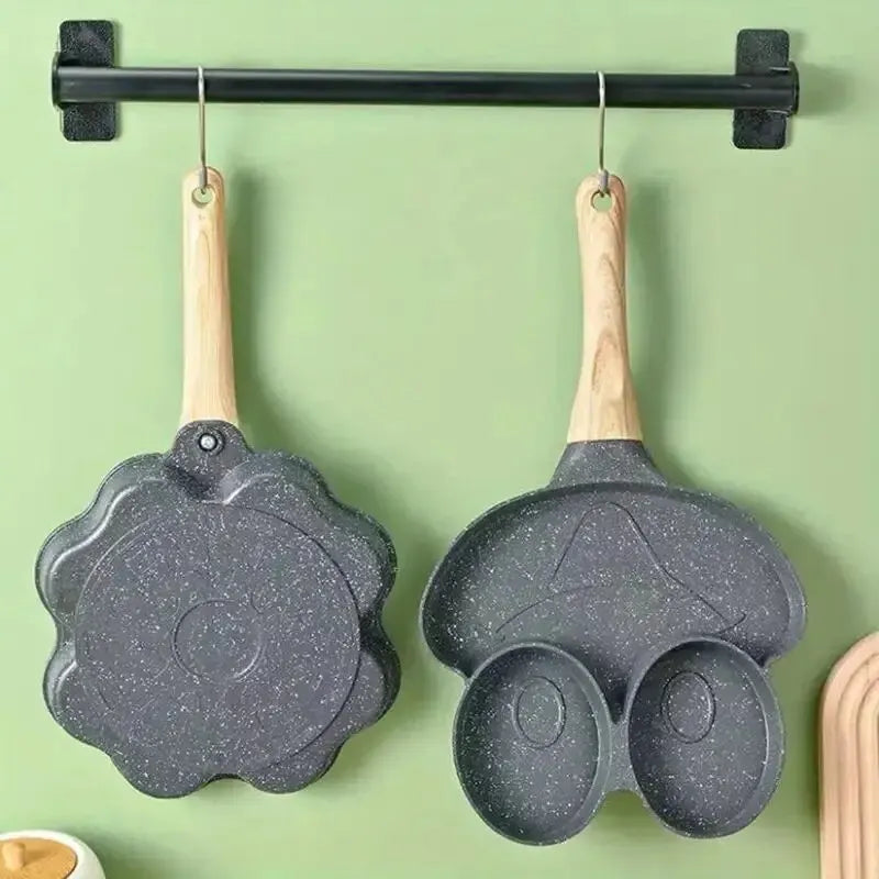1PC Home Creative Porous Frying Pan